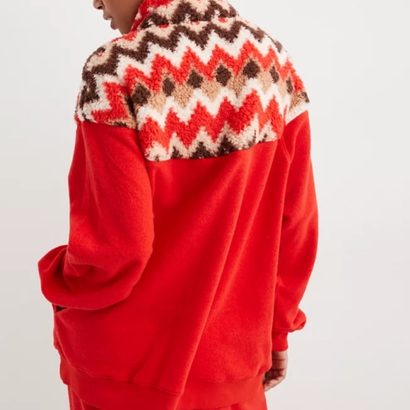 Aerie hometown holiday 1/4 zip sweatshirt size small - Picture 2 of 11